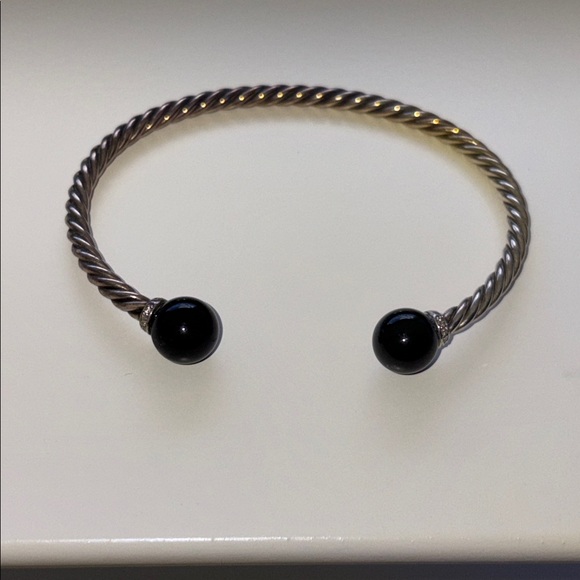 David Yurman Solari Bracelet with Diamonds and Black Onyx size medium - Picture 15 of 15